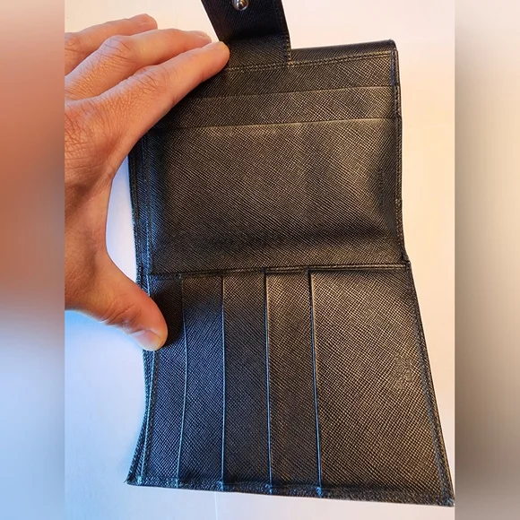 PRADA Tessuto Leather Wallet - Picture 10 of 15